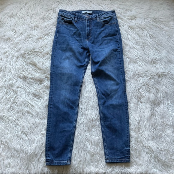 Hidden Denim - Hidden High Rise Dark Wash Clean Hem‎ Skinny Jeans